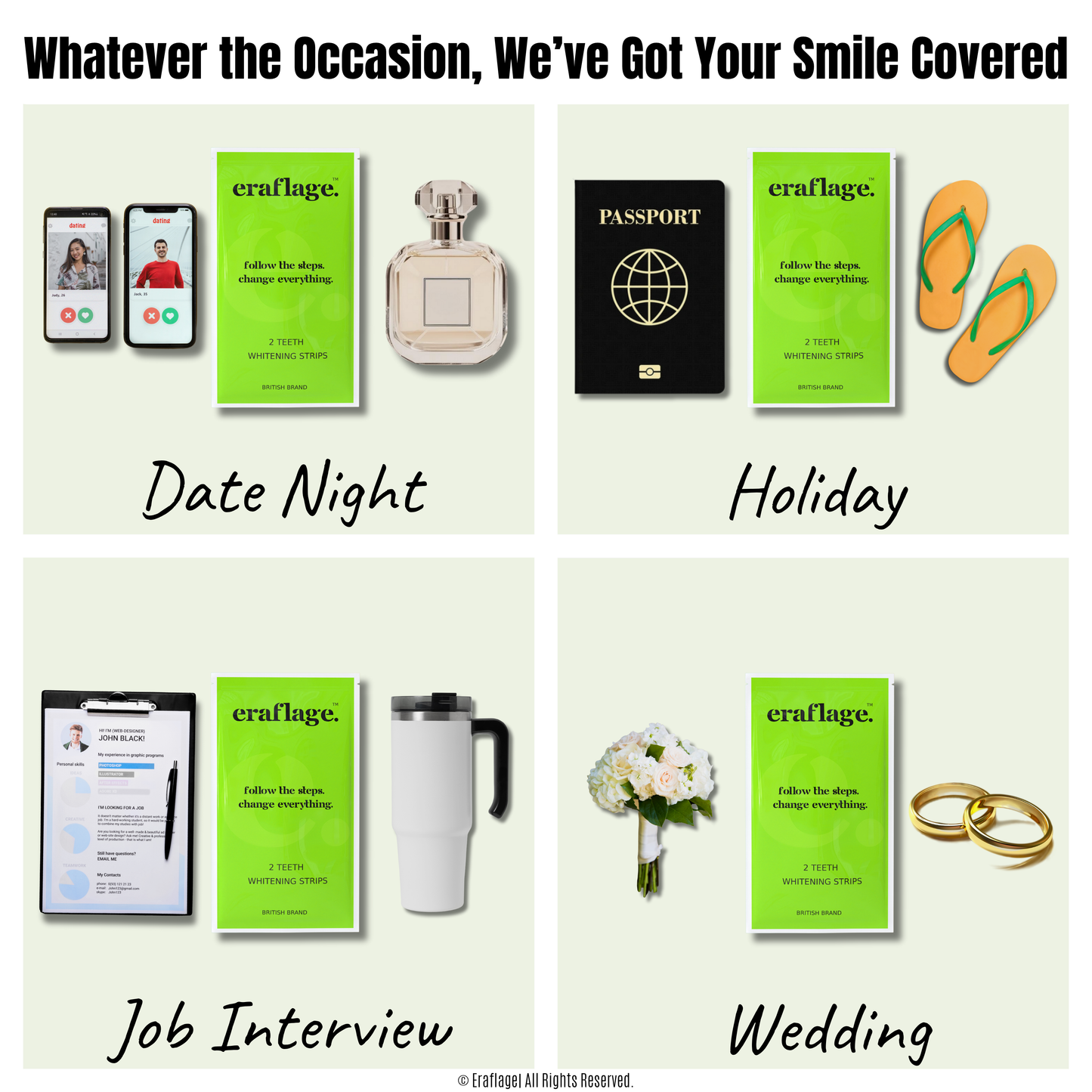 Eraflage® Advanced Teeth Whitening Strips